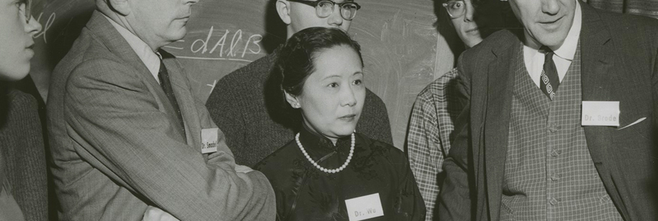 Chien-Shiung Wu (1912 1997), Dr. Brode, and Science Talent Search Winners, 1958, Courtesy of Smithsonian Institution Archives