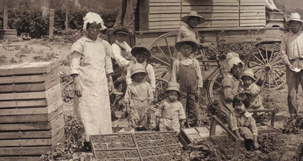 Japanese American farmer family in Auburn, California. Courtesy of the White River Valley Museum
