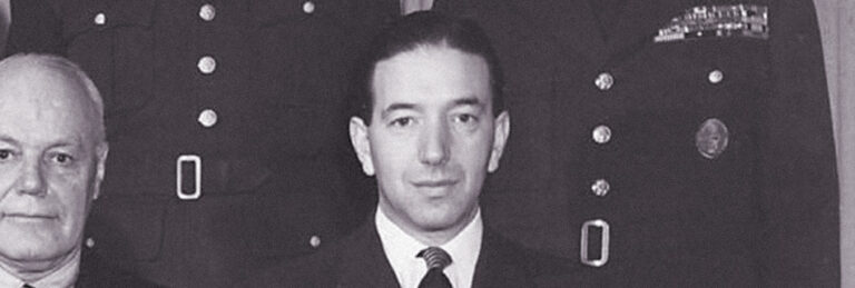 Karl Bendetsen with Joint Chief of Staff, 1950, Courtesy of the Karl R. Bendetsen Papers, Hoover Institution Archives