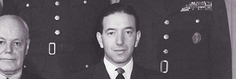 Karl Bendetsen with Joint Chief of Staff, 1950, Courtesy of the Karl R. Bendetsen Papers, Hoover Institution Archives