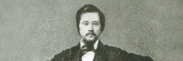 Portrait of Joseph Heco from Pictorial History of Modern Japan Vol. 2 by Sanseido